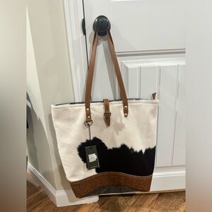 Myra Bag Cowhide and Leather Purse